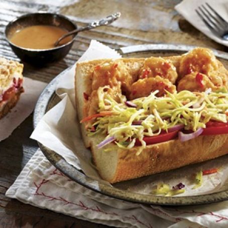 Sweet Chili Shrimp Po' Boy
