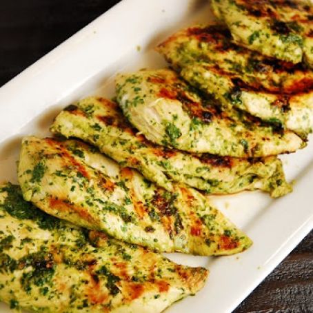 Cilantro Grilled Chicken Breasts
