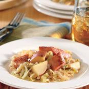 Kielbasa, Cabbage and Onions