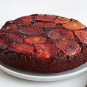 Apple-Molasses Upside-Down Cake