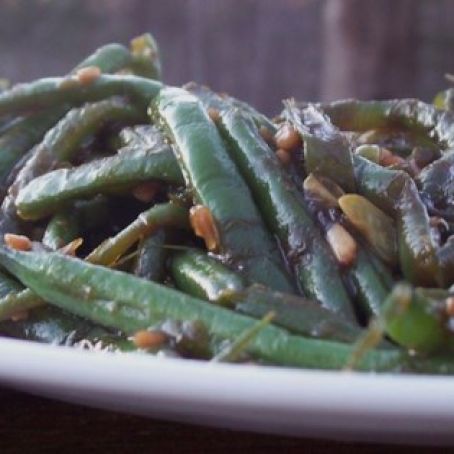 Sweet and Spicy Green Beans