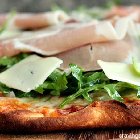 Prosciutto and Arugula Pizza
