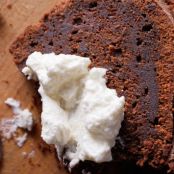 Chocolate-Whiskey Cake with Fluthered Cream