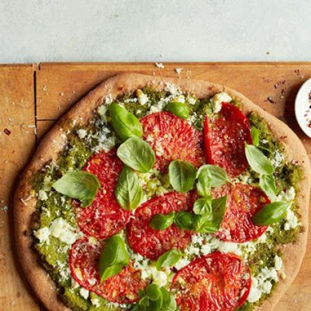 Broccoli Pesto Pizza