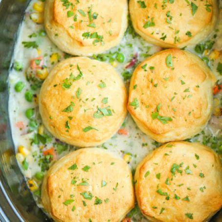 SLOW COOKER CHICKEN POT PIE
