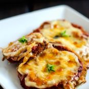 Quinoa Crusted Eggplant Parmesan Bites