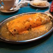 Smothered Green Chile Breakfast Burritos