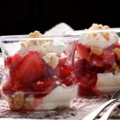 Strawberry Amaretto Parfaits