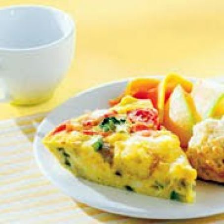 Organic Cheese Frittata Primavera