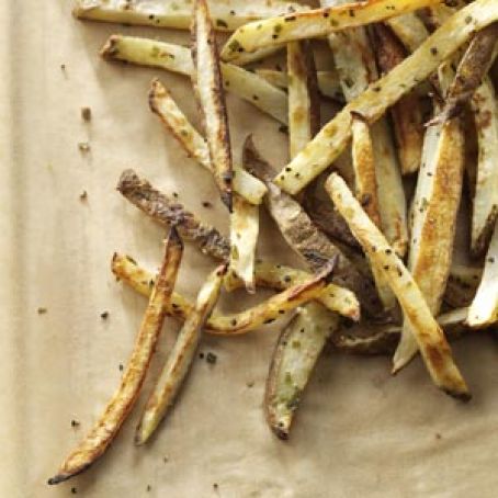 Garlic-Chive Baked Fries