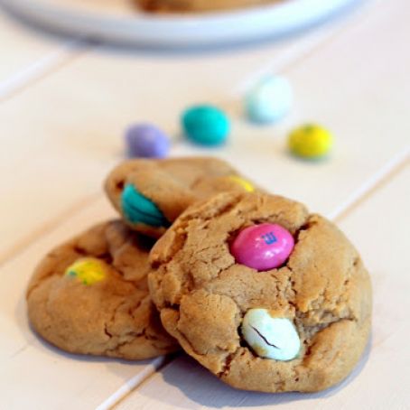 SOFT PEANUT BUTTER M&M COOKIES