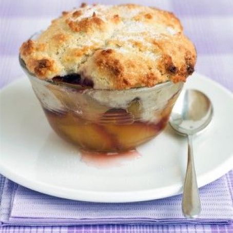 Individual Peach Cobbler Recipe