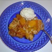 Crockpot Fabulous Peach Dump Cake