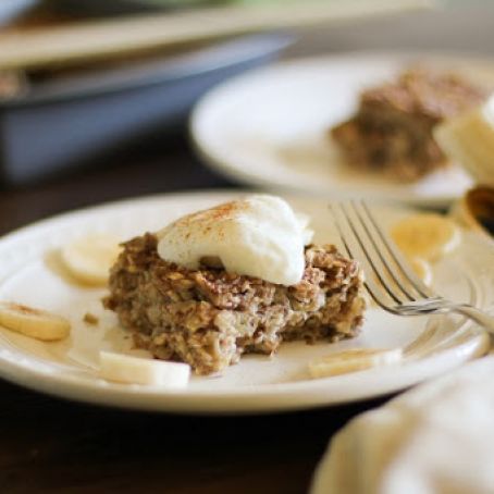 Banana Break Baked Oatmeal