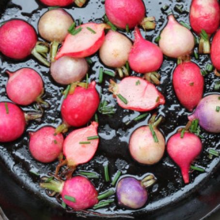 Radishes with Honey and Lemon