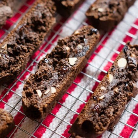 Vegan Chocolate Biscotti