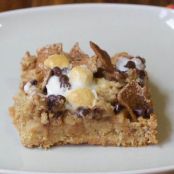 Salted Caramel Apple S’more Bars