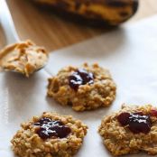 PB&J Healthy Oatmeal Cookies
