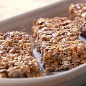 OATMEAL PEANUT BUTTER ENERGY BARS   {food tv}