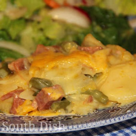 Ham & Potatoes au Gratin Casserole