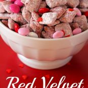 Red Velvet Puppy Chow