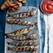 Grilled Sardines with Piquillo Pepper Sauce