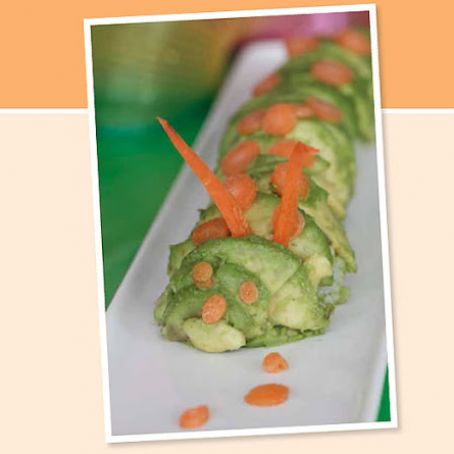 Cucumber and Avocado Inside-out Nori Rolls From Stealth Health Lunches Kids Love