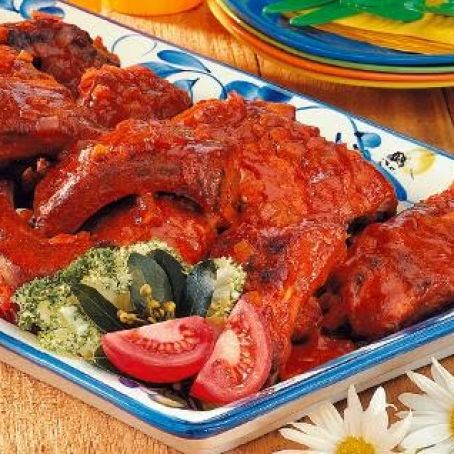Oven-Barbecued Spareribs