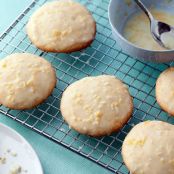 Lemon Ricotta Cookies with Lemon Glaze