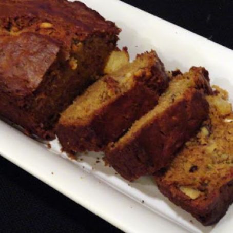 Zucchini Pineapple Walnut Bread