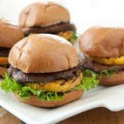 Portobello and Pineapple Teriyaki Veggie Burgers