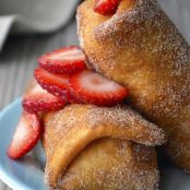 Strawberry Cheesecake Chimichangas
