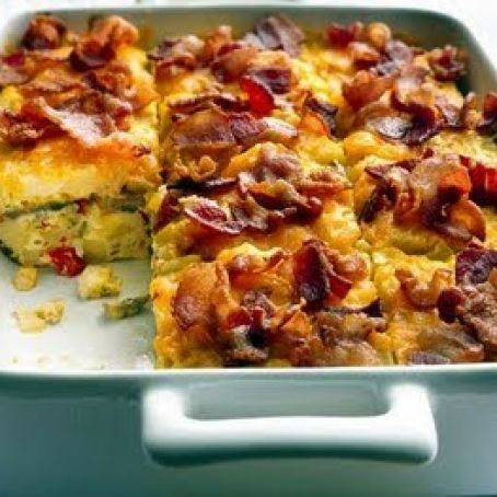 Bacon and Hashbrown Egg Bake