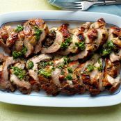 Mushroom-Stuffed Pork Tenderloin
