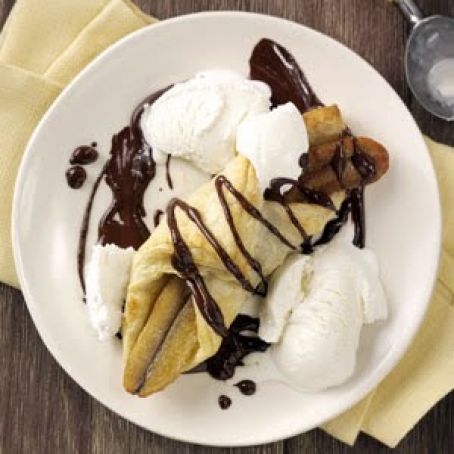 Chocolate Banana Bundles Recipe
