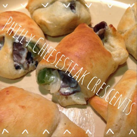 Philly Cheesesteak Crescent Rolls