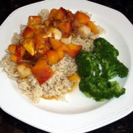 Chicken and Peaches
