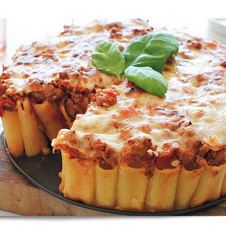Rigatoni Pasta Pie