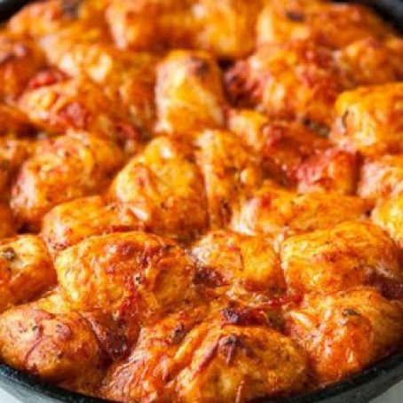 Skillet Pizza Monkey Bread