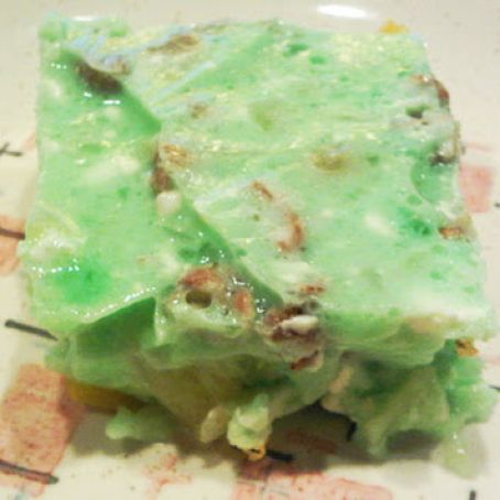 Lime Dinner Jell-O with COOL WHIP