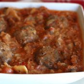 Creamy Minestrone & Meatballs