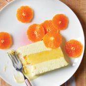Vanilla Semifreddo and Orange Sorbet Terrine