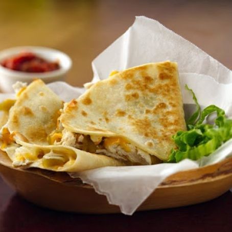 Chicken-Chile Quesadillas