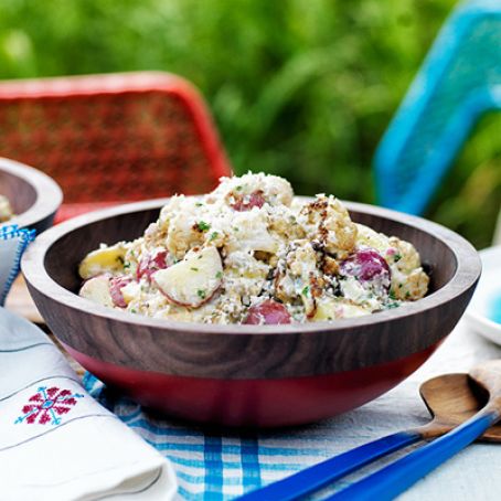 Potato-and-Roasted-Cauliflower Salad
