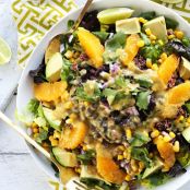 Mexican Quinoa Salad with Orange Lime Dressing