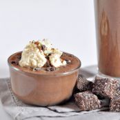 pudding - Creamy dark chocolate pudding or shake
