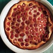 Baked Raspberry Custard