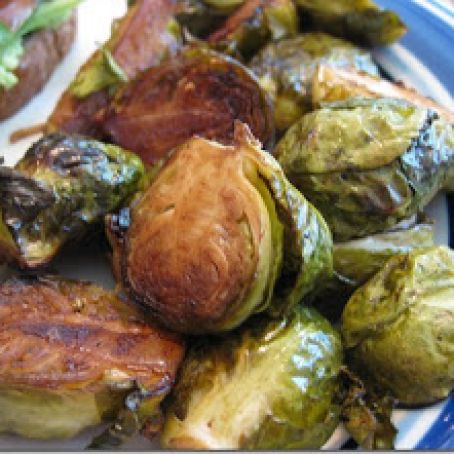 Balsamic Roasted Brussel Sprouts - Ina Garten