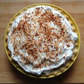 Homemade Rocky Mountain High Coconut Cream Pie