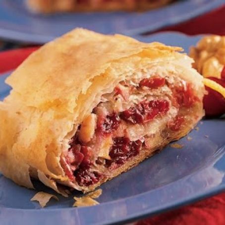 Apple-Cranberry Strudel